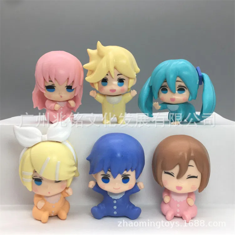 6pcs/set Anime Hatsune Miku q- - Baby Q Products review and price