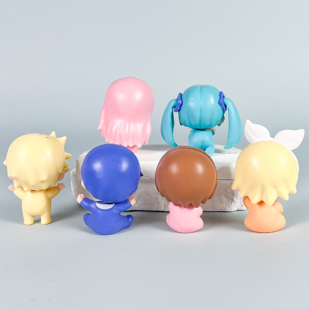 6pcs/set Anime Hatsune Miku q- - Baby Q Products review and price