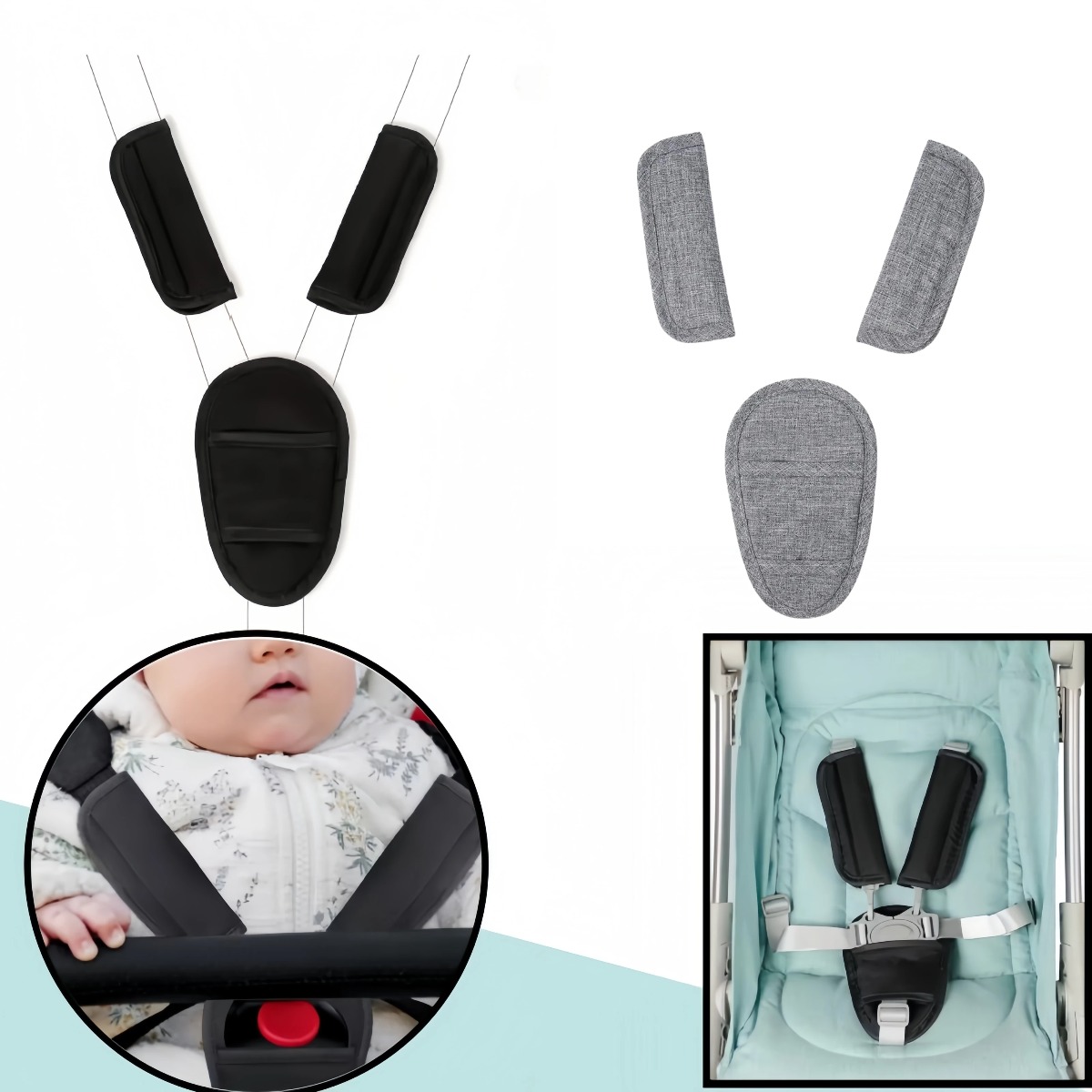 Baby Car Seat Belt Pads Univer - Infant Car Seat Cover review and price