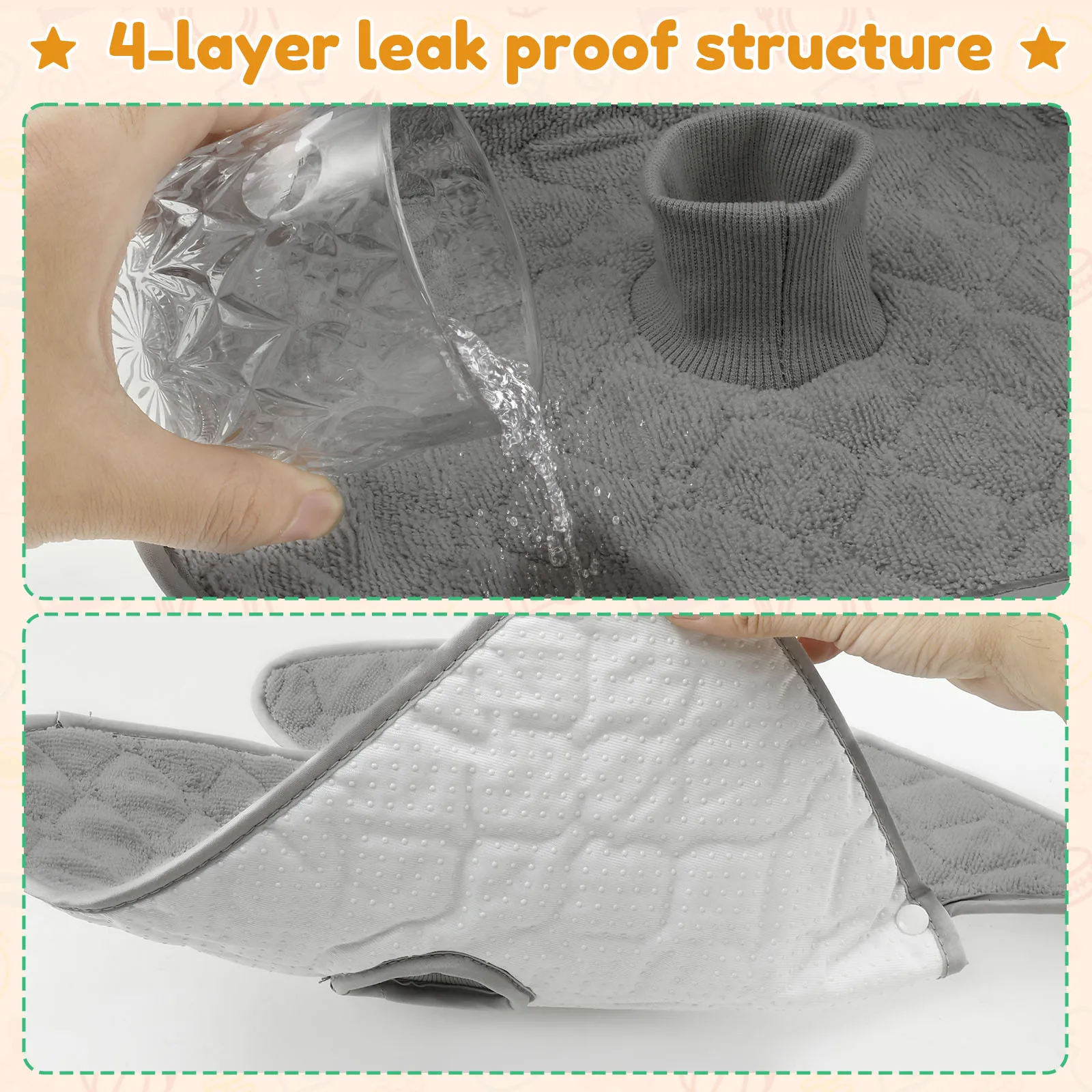2 Pcs Baby Piddle Pad Polyeste - Infant Car Seat Cover review and price