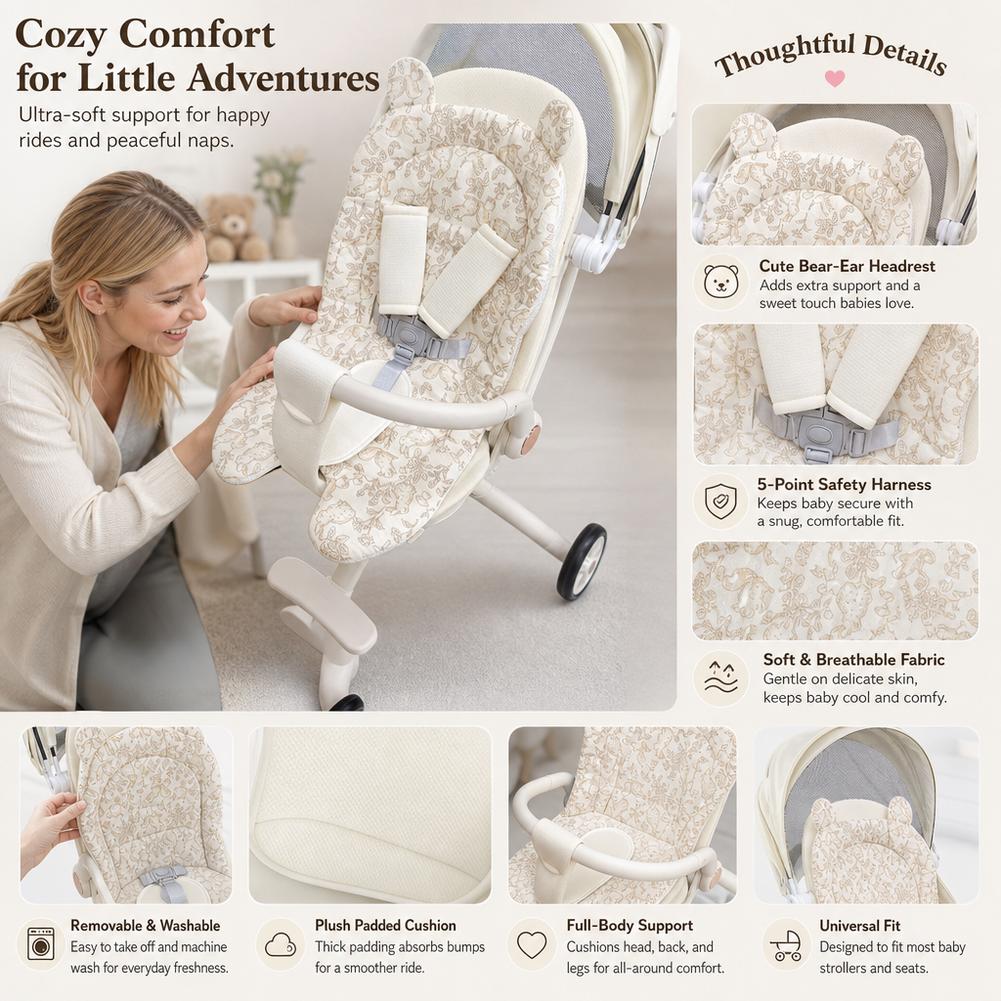 Baby Stroller Seat Cushion Sof - Infant Car Seat Cover review and price